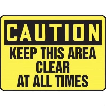 Accuform OSHA CAUTION SAFETY SIGN  KEEP THIS MVHR605VS MVHR605VS